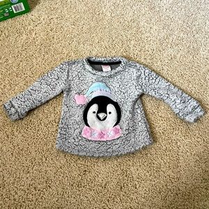 Winter sweater penguin print 2T
